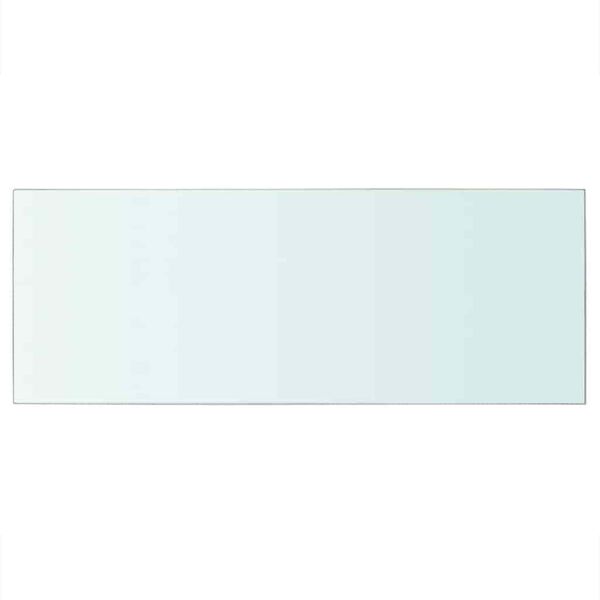 vidaXL Glass Panel Clear Tempered glass 23.6x9.8 in Glass surface