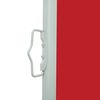 vidaXL Side Awning Red and Grey