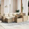 vidaXL Garden Sofa Set Beige