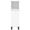 vidaXL Bathroom Furniture Set White Engineered wood, metal