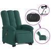 vidaXL Electric Stand Up Massage Recliner Chair Dark Green
