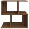 vidaXL Bedside Cabinet Brown oak Engineered wood Medium Bedside Cabinet