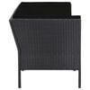 vidaXL Garden Lounge Set Black