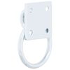 vidaXL Hitching Ring Silver Steel Tough Hitching Ring Circular