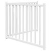 vidaXL Dog Gate Set of 2 White Solid fir wood 63 in by 23.6 in