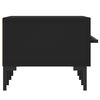 vidaXL TV Cabinet Black Engineered wood, Iron Medium TV Cabinet