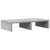 vidaXL Monitor Stand Concrete Grey 19.7x10.6x3.9" Engineered Wood