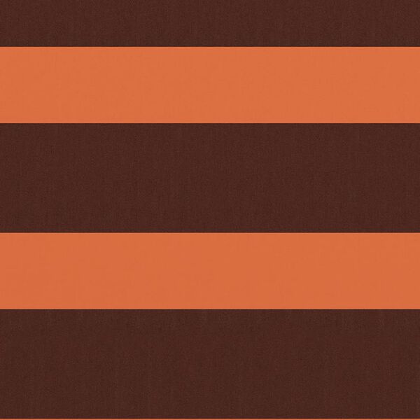 vidaXL Balcony Screen Orange and Brown 29.5x196.9" Oxford Fabric