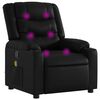 vidaXL Massage Recliner Chair Black