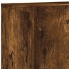 vidaXL TV Cabinet Set of 2 Smoked Oak Engineered wood 47.2 in wide