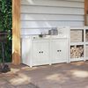 vidaXL Kitchen Cabinet White 41.73 x 21.65 x 25.20 in Solid Pine wood