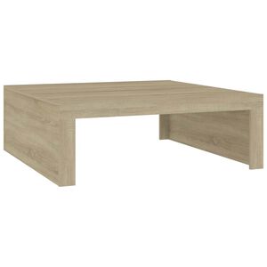vidaXL Coffee Table Sonoma Oak Engineered Wood Medium Durable Square
