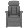 vidaXL Recliner Chair Dark Grey Dark gray 70.5 x 96.5 x 95 cm fabric