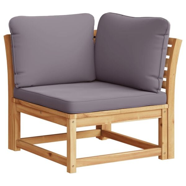 vidaXL Garden Lounge Set Brown and Dark Grey