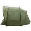 vidaXL Fishing Tent 2-Person Olive Green Waterproof