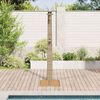 vidaXL Garden Shower Beige 60 x 80 x 214 cm Poly rattan