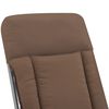 vidaXL Patio Chair Set of 2 Brown