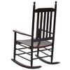 vidaXL Rocking Chair Brown Poplar hardwood Standard Durable
