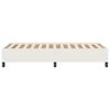 vidaXL Platform Bed Frame Cream 35.43 x 78.74 in Fabric