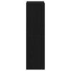 vidaXL TV Cabinet Set 4 pcs Black Oak 51.38 x 11.81 x 55.12 in