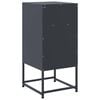 vidaXL Bedside Cabinet Set of 2 Anthracite Steel Medium
