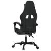vidaXL Gaming Chair Black and Grey Faux leather, metal, plywood, foam