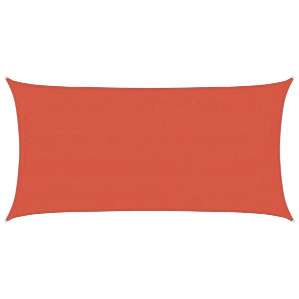vidaXL Sunshade Sail 1.75 oz/ft&sup2; Terracotta 13.1x23.0' HDPE
