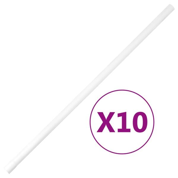 vidaXL Cable Trunkings &Oslash;1" 32.8' PVC