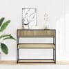 vidaXL Console Table Sonoma Oak Engineered wood Narrow Console Table