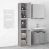 vidaXL Bathroom Cabinet Grey Sonoma Engineered Wood Tall
