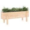 vidaXL Garden Raised Bed  39.8"x11.8"x15" Solid Wood Pine