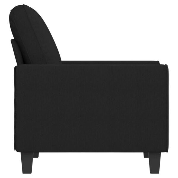 vidaXL Sofa Chair Black 100% polyester, metal, textilene, foam Single