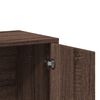 vidaXL Sideboard Brown oak Engineered wood Medium Sideboard