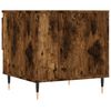 vidaXL Coffee Table Smoked oak Engineered wood, Metal 19.7x18.1x19.7 in