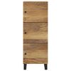 vidaXL Highboard Honey brown and black Solid mango wood and iron Highboard