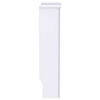 vidaXL Radiator Cover 2 pcs White 80.71 x 8.07 x 32.09 in