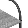 vidaXL Clothes Rack Grey 47.24 x 17.32 x 62.99 in Engineered Wood