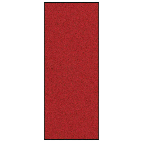 vidaXL Doormat Other Red and Black 47.2" x 118.1" Polyamide and PVC