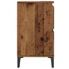 vidaXL Sink Cabinet Old wood Engineered wood, metal Medium