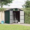 vidaXL Garden Shed Green Galvanized steel 80.7x50.8x72.0 in Durable