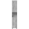 vidaXL Bathroom Cabinet Set TULUM Grey Sonoma 14.57 x 12.40 x 79.92 in