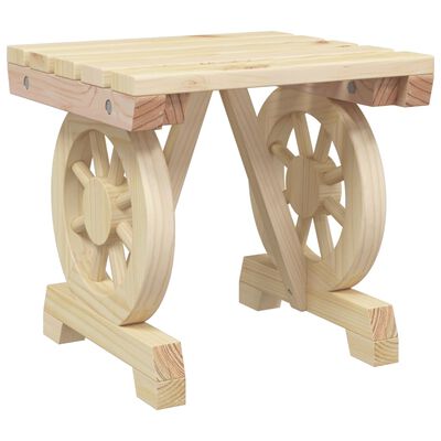 vidaXL 3 Piece Patio Lounge Set Solid Wood Fir