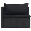vidaXL Garden Lounge Set Black