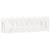 vidaXL Garden Raised Bed White Solid pine wood Medium Decorative Inlays