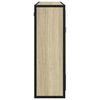vidaXL Bathroom Mirror Cabinet Sonoma Oak Engineered Wood Medium