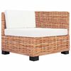vidaXL Living Room Set Brown, White