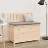 vidaXL Bench Pine wood color Solid pine wood (untreated) Medium Storage