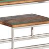 vidaXL Console Table Silver and Wood