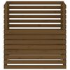 vidaXL Composter Honey brown Solid pine wood 39.4 x 39.4 x 40.2 in