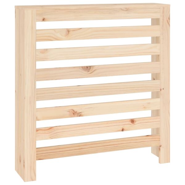 vidaXL Radiator Cover 31.3x7.5x33.1" Solid Wood Pine